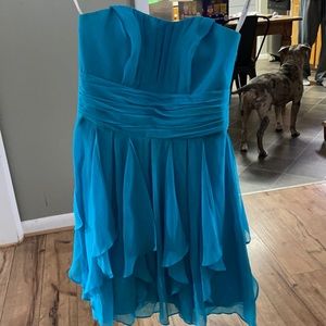 Brides maid dress teal